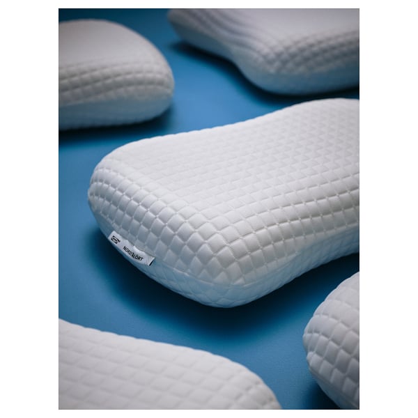 NORDSTÅLÖRT ergonomic pillow, side/back sleeper, 35x50 cm