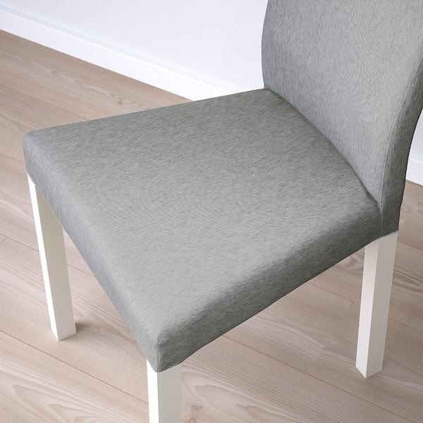 Ikea NORDVIKEN / KÄTTIL Table and 2 chairs - white/Knisa light grey 74/104 cm ,