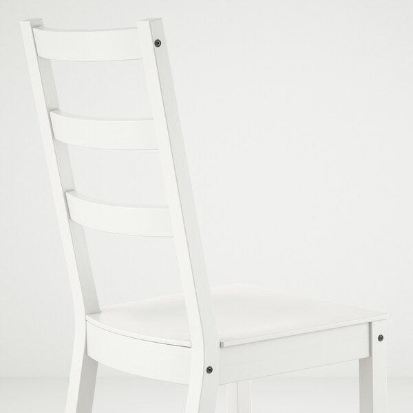 Ikea NORDVIKEN / NORDVIKEN - Table and 4 chairs, white/white, 152/223x95 cm