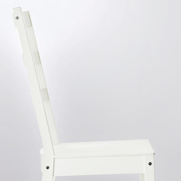 NORDVIKEN / NORDVIKEN - Table and 4 chairs, white/white, 152/223x95 cm