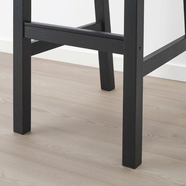 Ikea NORDVIKEN / NORDVIKEN Table and 4 bar stools - black/black ,