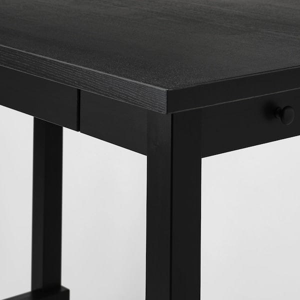 Ikea NORDVIKEN / NORDVIKEN Table and 4 bar stools - black/black ,