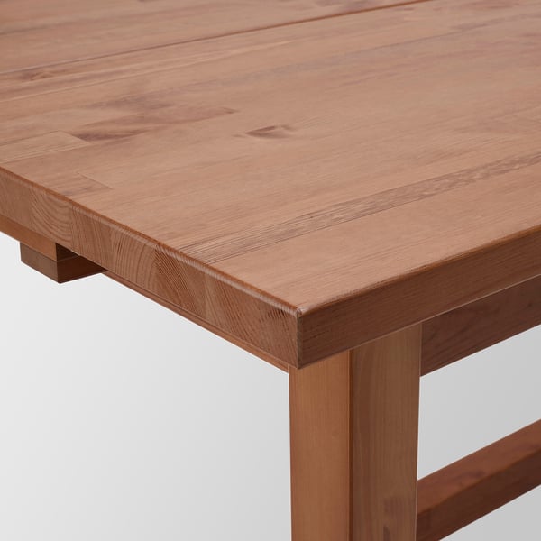 NORDVIKEN extendable table, antique stain, 210/289x105 cm