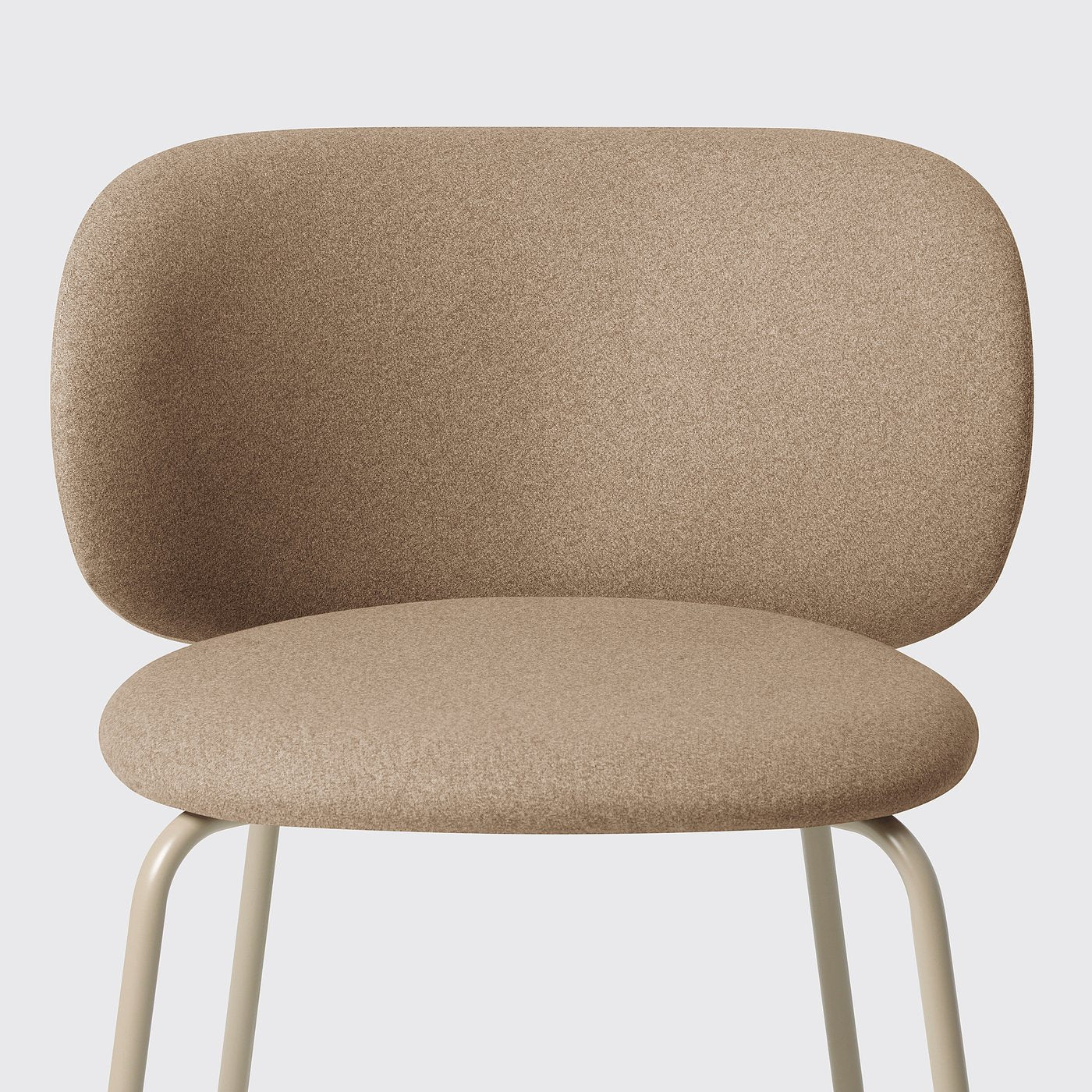 NORRMJÖLE / KRYLBO table and 4 chairs, beige marble effect/Tonerud dark beige, 170x97 cm