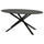 NORRMJÖLE table, black marble effect/black, 170x97 cm