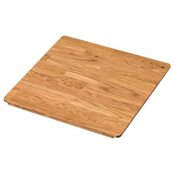 NORRSJÖN - NORRSJÖN Chopping board, oak, 44x42 cm