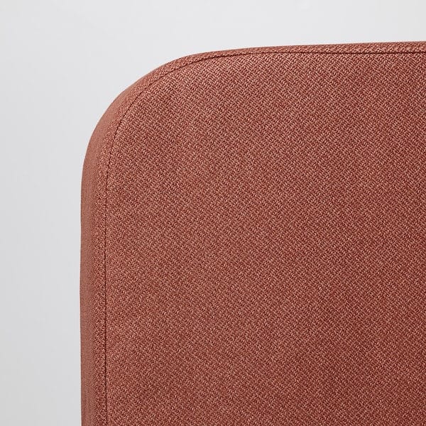 Ikea NYHAMN - 3-seater sofa bed, with spring mattress/Skartofta red/brown