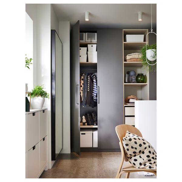 NYMÅNE ceiling spotlight with 1 spot, white, 8 cm