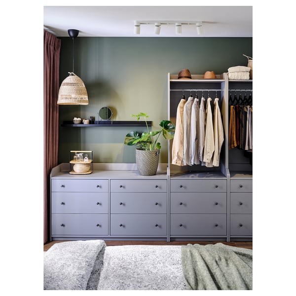 NYMÅNE ceiling spotlight with 4 spots, white, 73x7 cm