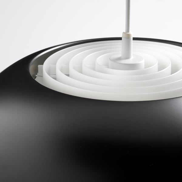 NYMÅNE pendant lamp, anthracite, 40 cm