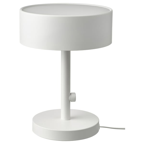 NYMÅNE table lamp, white, 33 cm