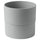 NYPON - NYPON Plant pot, in/outdoor grey, 19 cm