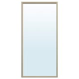 NYPONBUSKE mirror, grey-beige, 65x135 cm