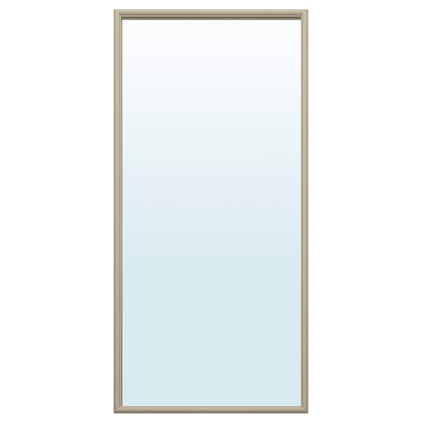 NYPONBUSKE mirror, grey-beige, 65x135 cm