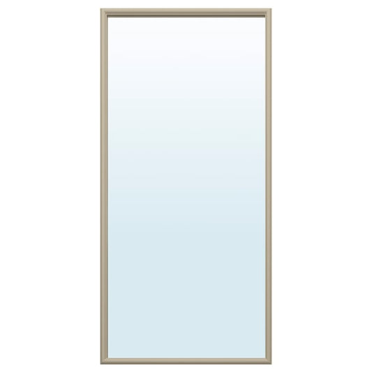 NYPONBUSKE mirror, gray-beige, 65x135 cm