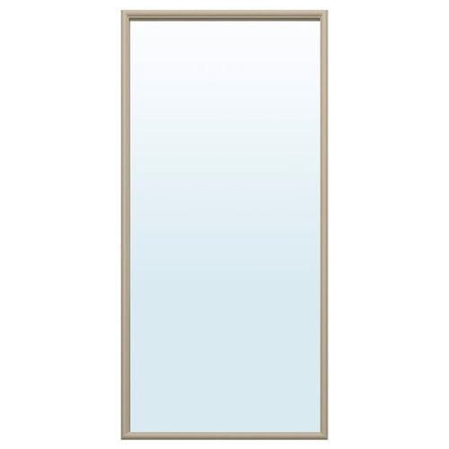 NYPONBUSKE mirror, grey-beige, 65x135 cm