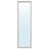 NYPONBUSKE mirror, grey-beige, 40x135 cm