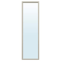 NYPONBUSKE mirror, grey-beige, 40x135 cm