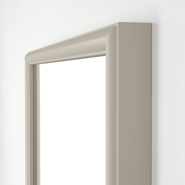 NYPONBUSKE mirror, grey-beige, 65x135 cm