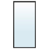 NYPONBUSKE mirror, black, 65x135 cm