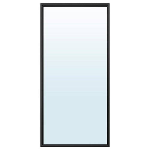 NYPONBUSKE mirror, black, 65x135 cm