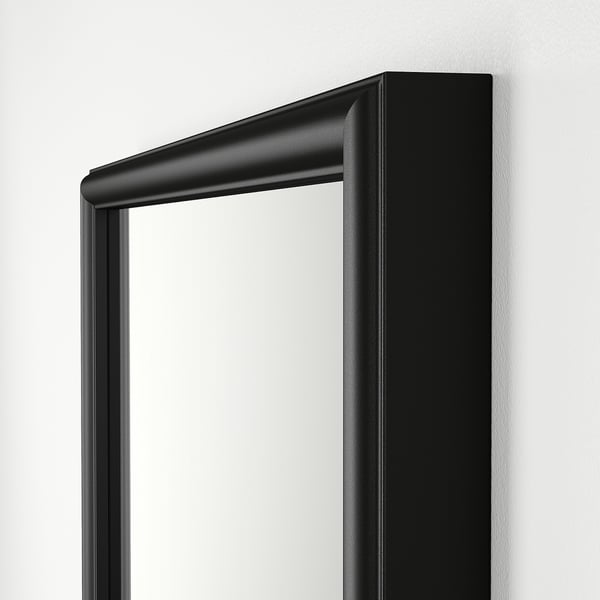 NYPONBUSKE mirror, black, 65x135 cm