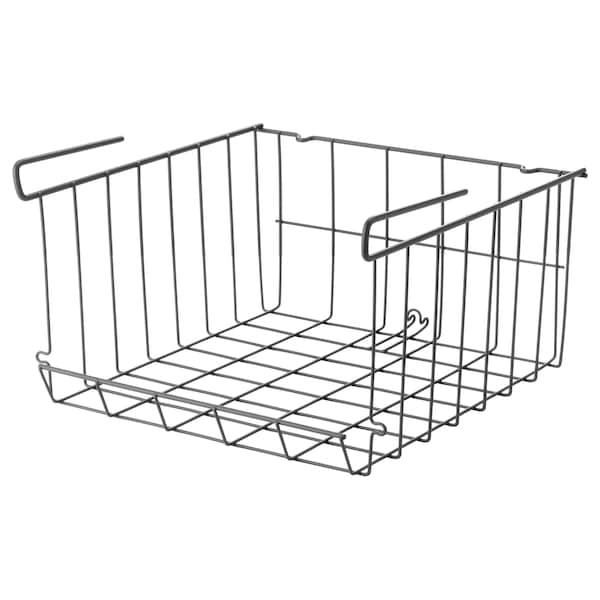 Ikea OBSERVATÖR - Clip-on basket, grey-brown