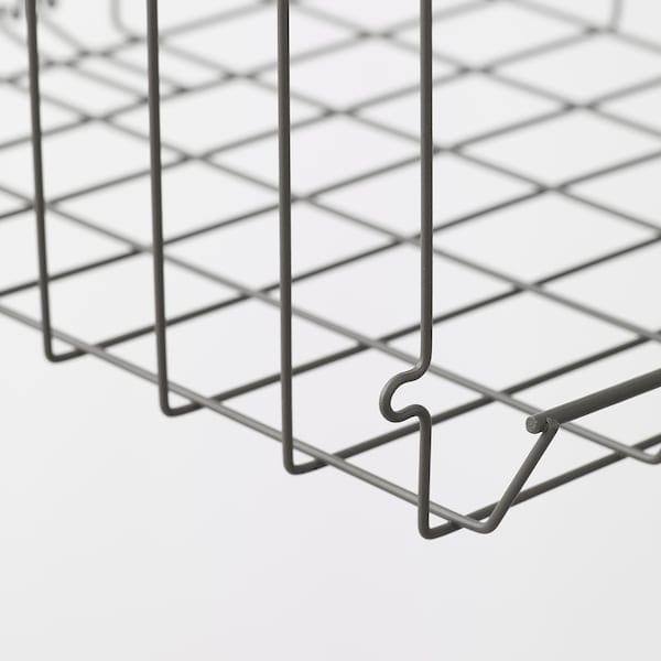 Ikea OBSERVATÖR - Clip-on basket, grey-brown