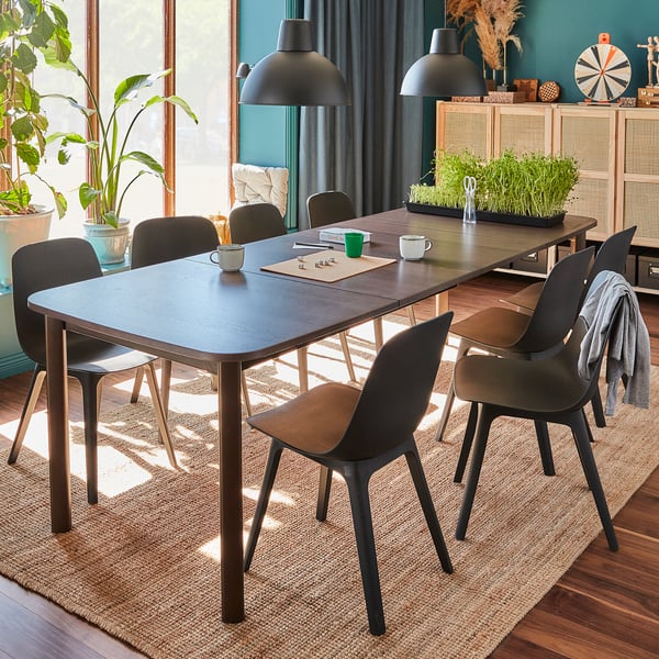 ODGER chair, anthracite, 45x81x51 cm