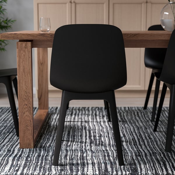 ODGER chair, anthracite, 45x81x51 cm