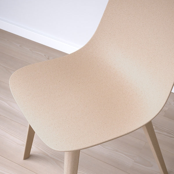 ODGER - Chair, white/beige