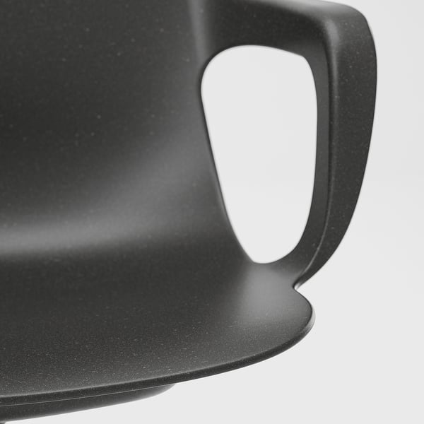 ODGER swivel chair, anthracite, 45x90x68 cm