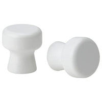 ODLINGSGRÄNS knob, white, 27 mm, 2 pack