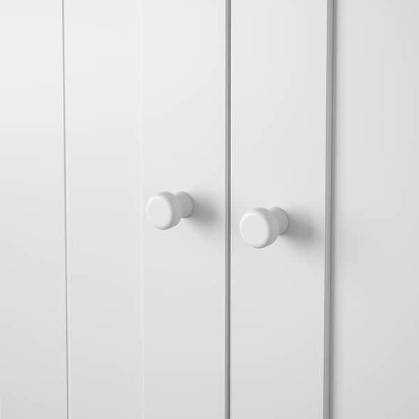 ODLINGSGRÄNS knob, white, 27 mm, 2 pack