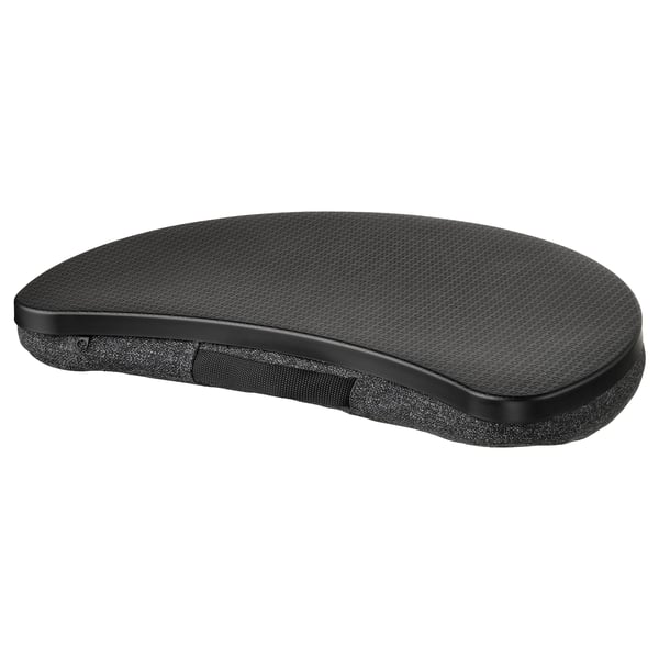 ÖJULF laptop support, dark grey, 52x38 cm