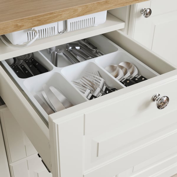 ÖNNERUP kitchenette, off-white, 130x64x219 cm