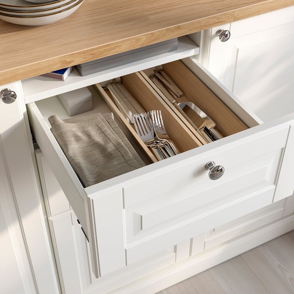 ÖNNERUP kitchenette, off-white, 130x64x219 cm