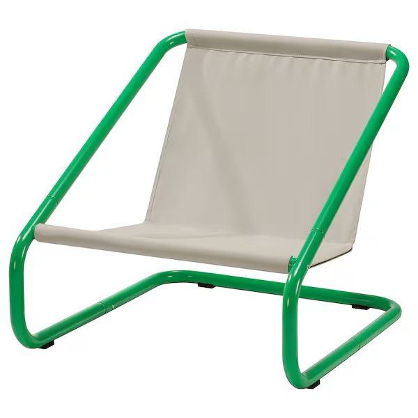ÖNNESTAD Armchair frame, green