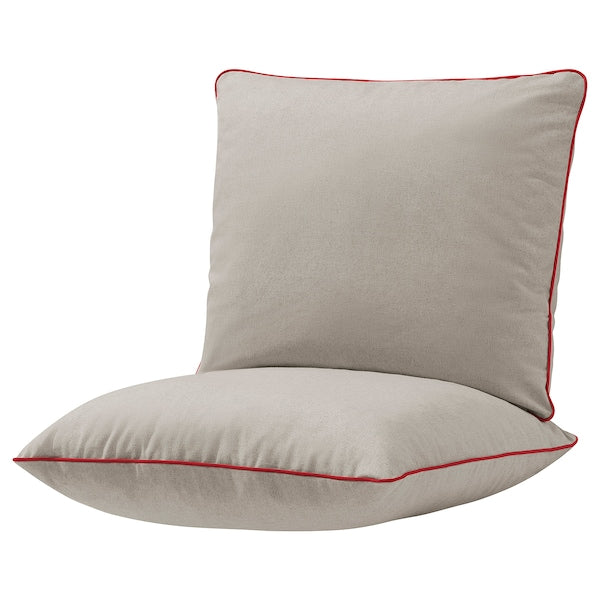 ÖNNESTAD - Armchair cushion set, beige/Katorp