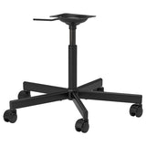 ÖRFJÄLL chair frame, swivel, black, 68 cm