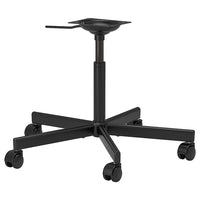 ÖRFJÄLL chair frame, swivel, black, 68 cm