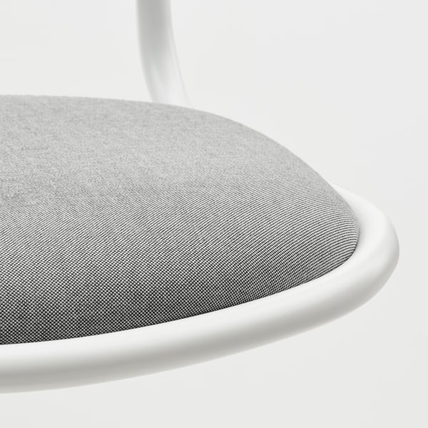 ÖRFJÄLL children's desk chair, white/Vissle light grey, 53 cm