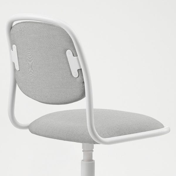 Ikea ÖRFJÄLL Children's Desk Chair - White/Light Grey Vissle ,