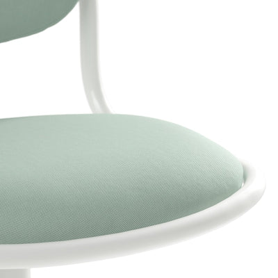 ÖRFJÄLL - Sedia da scrivania per bambini, bianco/Vissle verde chiaro