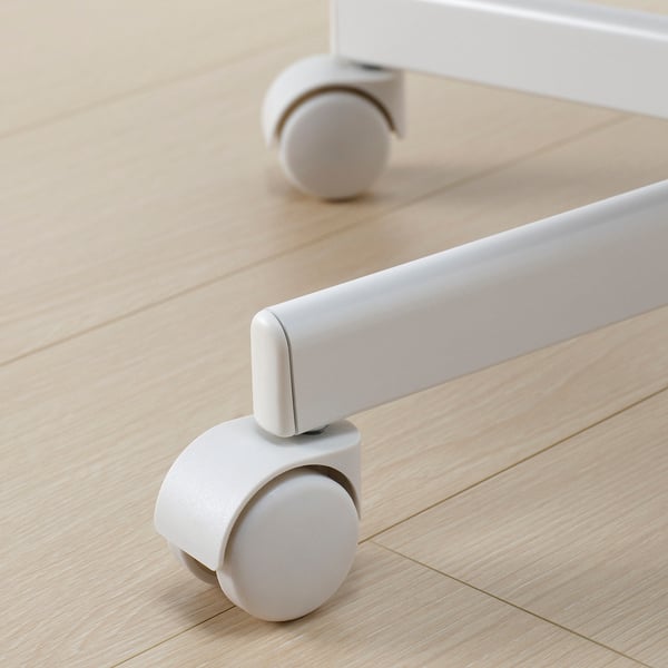 ÖRFJÄLL - Swivel chair, white/Vissle green