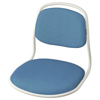 ÖRFJÄLL seat shell, white/Vissle dark blue, 49x43x55 cm
