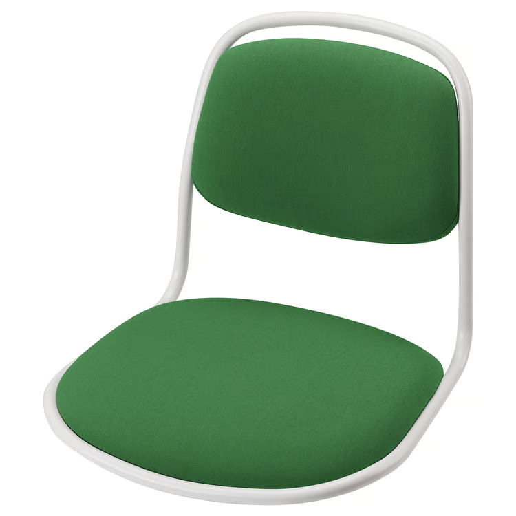 ÖRFJÄLL Seat, white/Vissle green
