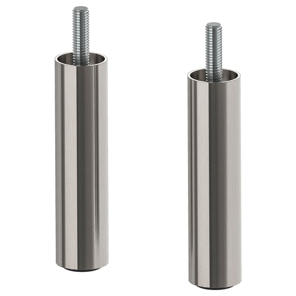 ÖSARP - ÖSARP Leg, stainless steel colour, 10 cm