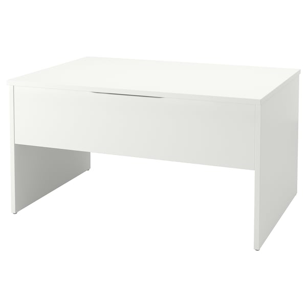 ÖSTAVALL adjustable coffee table, white, 90 cm