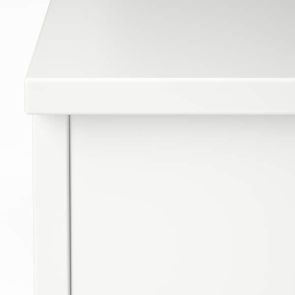 ÖSTAVALL - Adjustable coffee table, white, 90 cm